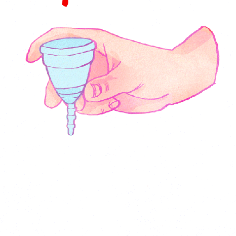 Anna Salmi - Lunette Menstrual Cup commissioned this animated GIF from me. I had so much fun working with this.