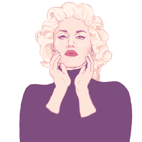 Anna Salmi - So excited about this commission I did for GIPHY + Interscope Records around Gwen Stefani_s new album.